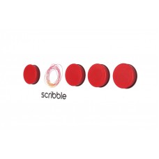 Scribble 25 mm (1 Inch) Memo, Planning, Whiteboard & Fridge Magnets. Matt Finish 5060250433381  151908637087